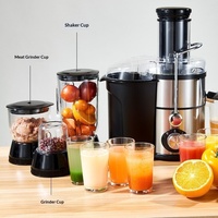 Machine à jus 4 en 1 de haute qualité, machine à jus automatique à grande vitesse, presse-agrumes