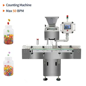 Electronic Semi Auto Automatic Small Capsule Counter Equipment Edible Vitamin Candy Tablet Counting Machine For Lab