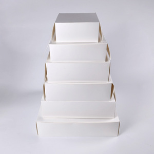 Boîte à gâteau PACKINWAY avec fenêtre en carton blanc personnalisable, 12*12*14, 14*14*16 pouces, idéale pour les mariages, les fêtes et les anniversaires - Product Image 3