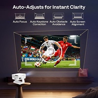 Proyector de Video Inteligente Vidaa-TV Láser 4K Nativo 1080P Oficial, 600ANSI de Alto Lumen, para Cine, Reuniones, WiFi, Digital