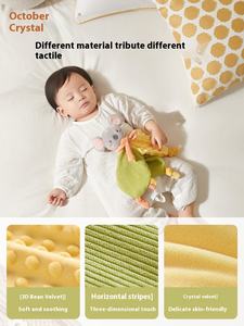 ของเล่นกระต่ายถั่วลันเตาผ้ากำมะหยี่วัสดุที่สามารถซักได้ปลอดภัยสำหรับเด็กทารกนอนหลับคลายเครียดทำจากผ้าฝ้าย PP - Product Image 4