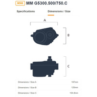 Moteur central ToprideX 48V 1500W M600 Pro à couple élevé, étanche IPX6, léger, pour conversion de vélo électrique et vélo cargo commercial