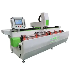 PVC Window Door CNC Cutting Machine Aluminum Profile Milling And Drilling For Lock Hole and Handle