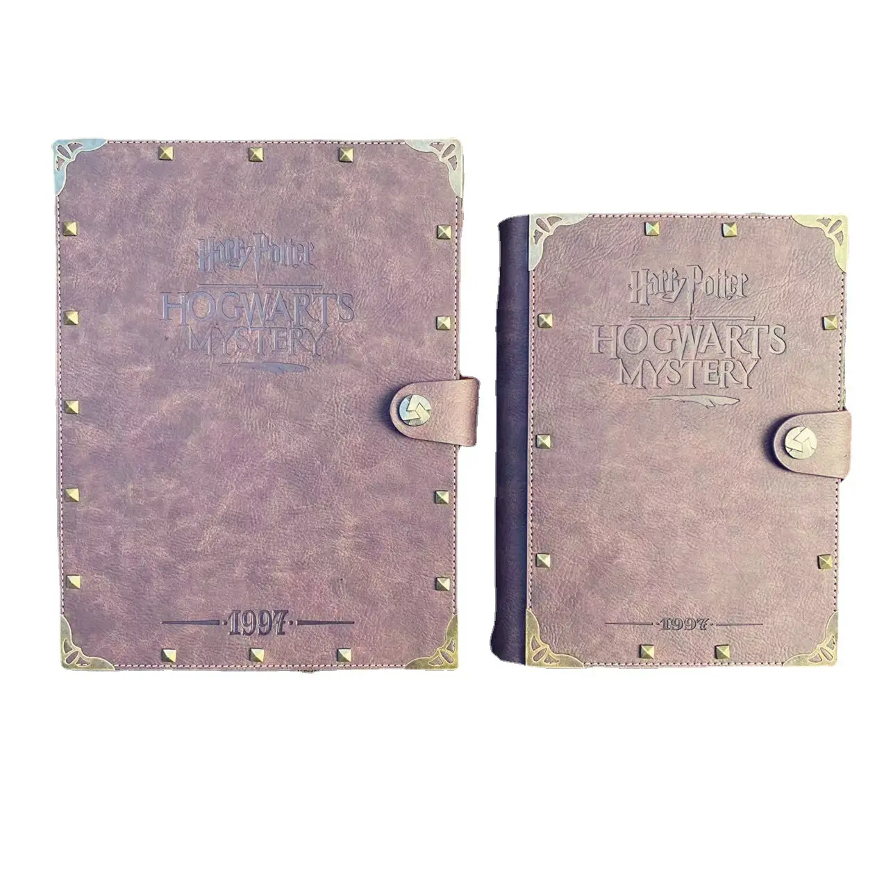 Bloc de notas multiusos de hojas sueltas A5 Kraft Notebook Harry Potters Hogwarts House Retro regalo personalizado cuero Simple diario de tapa dura