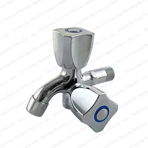 MCBKRPDIO Wall mounted double handle two way wash machine water tap dual control dual handle multi-function faucet