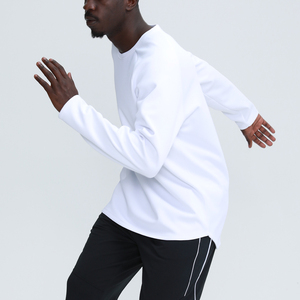 Felpe Sportive da Allenamento e con Cappuccio da <span class=keywords><strong>Uomo</strong></span> Oversize Tinta Unita con Logo Personalizzato e Stampa Serigrafica - Product Image 5