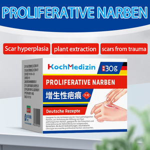 Fórmula suave que inhibe la hiperplasia promueve el aplanamiento Extractos <span class=keywords><strong>de</strong></span> hierbas naturales Eliminación <span class=keywords><strong>de</strong></span> cicatrices Ungüento <span class=keywords><strong>de</strong></span> medicina tradicional china - Product Image 4