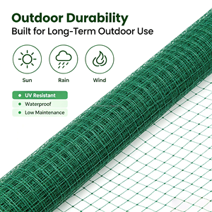 Filets anti-morsure longue durée pour volailles, à mailles serrées, pour la protection contre les renards, 60 mailles, 70 GSM, <span class=keywords><strong>12M</strong></span>, Pratique, 21M, Très bien noté, 24M - Product Image 1