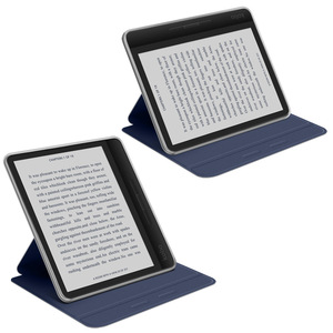 AilesTecca pour <span class=keywords><strong>Kobo</strong></span> <span class=keywords><strong>Clara</strong></span> Color/2E/BW 2024 Étui 360 °   Housse de protection rotative magnétique détachable en cuir PU avec fonction veille/réveil - Product Image 3