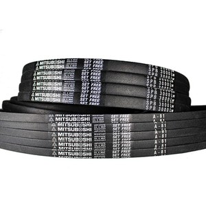 Courroies de transmission en caoutchouc de toile de coton importées d'origine Samsung Mitsuboshi V-Belt K21/21.5/22/22.5/23/24/25/26/27, support OEM - Product Image 1