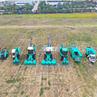 Hachoir à tiges de maïs à double rangée Déchiqueteur d'herbe Machine à couper la récolte