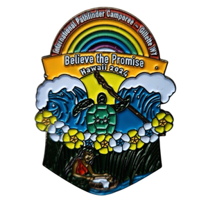 Pin de solapa esmaltado de metal con logotipo personalizado, broche Believe The <span class=keywords><strong>Promise</strong></span> Pins - Product Image 3