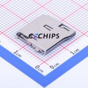 XKTF-015-G SD Card / Memory Card Connector SMD Connector Self-Return Type MicroSD Card (TF Card) Card Holder 2mm - Product Image 1