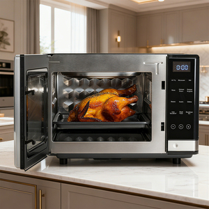 <span class=keywords><strong>Four</strong></span> à <span class=keywords><strong>micro</strong></span>-ondes <span class=keywords><strong>combiné</strong></span> électrique de haute qualité 17L 3000W, barbecue, friteuse à air numérique pour la vente en gros - Product Image 3