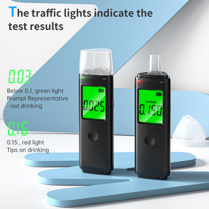 FZW HM-01 <span class=keywords><strong>Alcootest</strong></span> Rechargeable de Qualité Professionnelle Portable pour Usage Personnel et Professionnel Noir Compact - Product Image 3