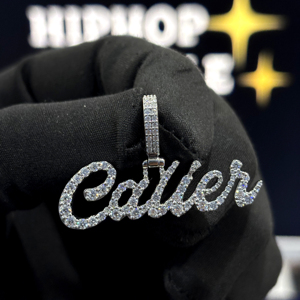 Collar con Colgante de Nombre Personalizado, Estilo Hip Hop, con Letras en Relieve, Joyería para Hombre y Mujer - Product Image 1