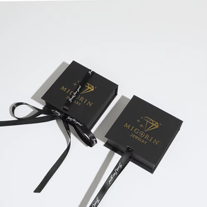 <b>Customized</b> Luxe Discreet Watch <b>Ring</b> Bracelet Necklace Boxes, Fashion Square Carton Magnetic Closure Flip Lid Jewelry Gift Boxes - Product Image 3