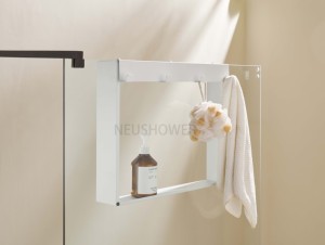 Étagère de rangement suspendue en acier inoxydable de qualité supérieure pour paroi de <span class=keywords><strong>douche</strong></span>, sans perçage, support de rangement antirouille - Product Image 5