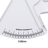 Medidor de Grasa Corporal Digital Profesional, Material ABS, Plicómetro, Sistema Métrico, Medidor de Grasa Corporal, Cinta Métrica Digital para Grasa Corporal