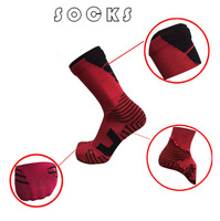Chaussettes personnalisées d'usine BASSE quantité minimale de commande Conception personnalisée Impression vierge Chaussettes de compression de course à pied