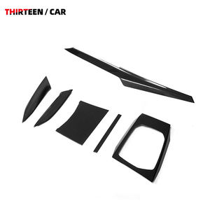 Embellecedor de cubierta de tablero de consola Interior de fibra de carbono seco 6 uds para <span class=keywords><strong>BMW</strong></span> 2 3 4 Series G20 G22 G26 G42 LCI <span class=keywords><strong>420</strong></span> 430i 320 340i <span class=keywords><strong>2023</strong></span> + - Product Image 4