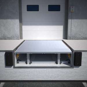Plataforma Niveladora Telescópica de Aluminio TSL250B-ALL 6000kg para la Industria Alimentaria, Farmacéutica y de Frigoríficos con Certificación HACCP - Product Image 5