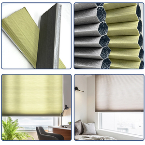Stores pliables en nid d'abeille et moustiquaire plissée, stores anti-mouches pour porte coulissante rétractable, maison et appartement - Product Image 6