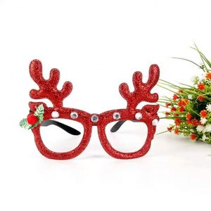 Christmas Party Style Glasses for Decoration Creative Santa Tree Bow Funny Christmas Day Family Glasses <b>Frame</b> Guangdong Made - Product Image 1