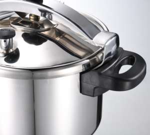 Cuisinière à pression en acier inoxydable écologique de <span class=keywords><strong>10</strong></span> <span class=keywords><strong>litres</strong></span>, compatible induction, four à gaz, couvercle anti-explosion pour une utilisation en cuisine - Product Image 3