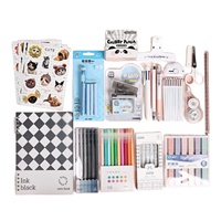 Ensemble de papeterie pour étudiants, cadeau surprise pour la rentrée scolaire, parfait pour les cadeaux de groupe en classe, ensemble de papeterie de haute qualité, fournitures scolaires
