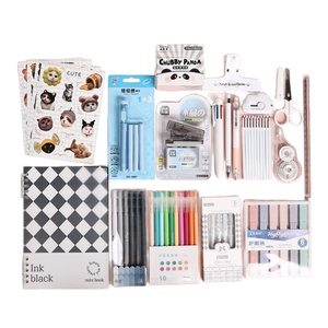 Ensemble de papeterie pour étudiants, cadeau surprise pour la rentrée scolaire, parfait pour les cadeaux de groupe en classe, ensemble de papeterie de haute qualité, fournitures scolaires - Product Image 5