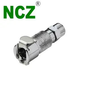 Ncz RS-MC Serie Roestvrijstalen Koppelingen 4Mm 6Mm 1/4 Ferruless Polytube Fitting Cpc Quick Connector