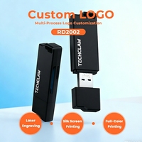 Lecteur de cartes SD TF 2-en-1 USB 3.0 haute vitesse, adaptateur externe pour appareil photo, ordinateur portable, vente en gros OEM