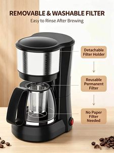 Home <b>Coffee</b> Machine Commercial American <b>Coffee</b> Machine <b>Portable</b> Drip <b>Coffee</b> Machine - Product Image 3