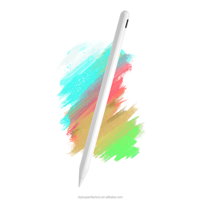 Wireless Charging Type-C Stylus for iPad 2018-2025 Fast Charging Pencil Palm Rejection Made Metal Plastic Compatible for Apple