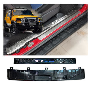 Plaque <span class=keywords><strong>de</strong></span> protection externe <span class=keywords><strong>de</strong></span> <span class=keywords><strong>porte</strong></span> arrière TS-FJ-364 + intégré avec <span class=keywords><strong>seuil</strong></span> lumineux pour FJ Cruiser - Product Image 1