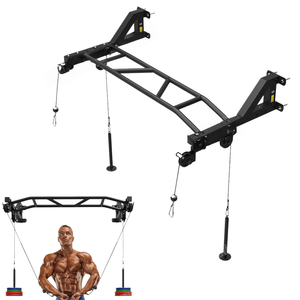 Station de traction murale 300 kg, <span class=keywords><strong>barre</strong></span> de traction, machine de tirage vertical, entraîneur fonctionnel, crossover de câbles pour salle de sport - Product Image 4