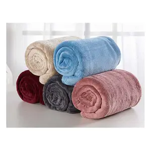 Siêu Mềm Ấm Trọng Lượng Nhẹ Biểu Tượng Tùy Chỉnh Polyester Flannel Lông Cừu Chăn Ném Kích Thước 50 "X 60" Cho Ghế, Sofa, Ghế, Trại