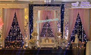 Diseñador Dev Pillar Wedding Stage Elegante Dev Pillar Wedding Stage Decor Indian Wedding Dev Pillar Stage USA UK VENTA - Product Image 6