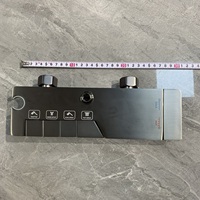 Système de mélangeur de robinet de douche en laiton de bonne qualité Piano jeu numérique ensemble de douche cuivre céramique laiton pour le projet d'appartements d'hôtel