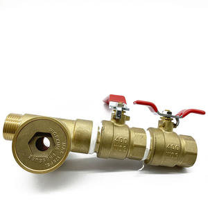 Connexion de test d'inspecteur de haute qualité 175PSI, 400WOG, inspecteur d'incendie de robinet <span class=keywords><strong>à</strong></span> tournant sphérique en laiton de 1 pouce, pour système d'incendie - Product Image 2