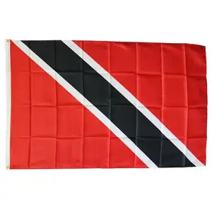 惠益工厂批发特立尼达和多巴哥国旗促销定制来自中国90x 150厘米