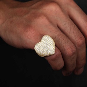 Moissanite VVS <b>Ring</b> Custom Moissanite <b>Ring</b> Moissanite Hip Hop <b>Ring</b> Moissanite <b>Ring</b> <b>for</b> <b>Men</b> Iced Out Moissanite <b>Ring</b> Diamond <b>Ring</b> - Product Image 5