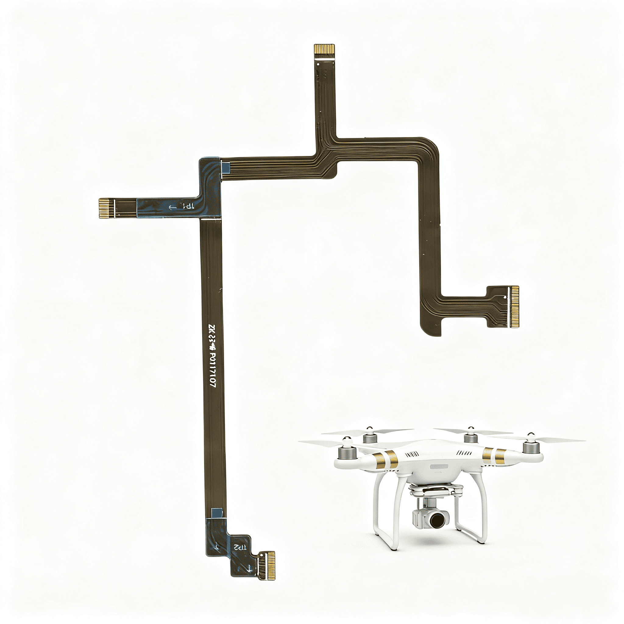 Produktbild von Wivplex Flexkabel Für DJI Phantom 4 Pro – Gimbal-Flachbandkabel, Ersatzteil, Ultrafein & Biegsam