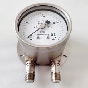 เกจวัดความดันแบบดิฟเฟอเรนเชียล สแตนเลส 100 มม. ยี่ห้อ Lino แบบเข็มกลไก ความแม่นยำ 2.5% ช่วงการวัด 0-2.5MPa - Product Image 3