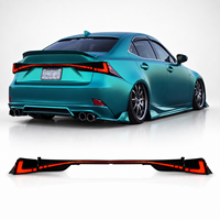 Feu arrière LED durable avec lentille rouge, lentille de recul blanche, feu stop et clignotant pour Lexus IS250 IS300 IS350 IS350c 2013-2023