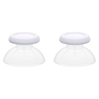 Accessoires de jeu pour manette DualSense PS5, poignées transparentes et blanches de remplacement pour manette PS5