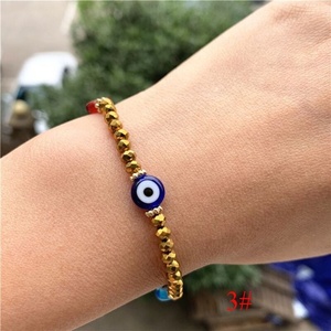 Bracelet Perlé Élégant Unisexe Classique Simple avec Cristaux et Yeux Maléfiques, Idéal pour Anniversaire - Meilleur Prix de Gros - Product Image 6