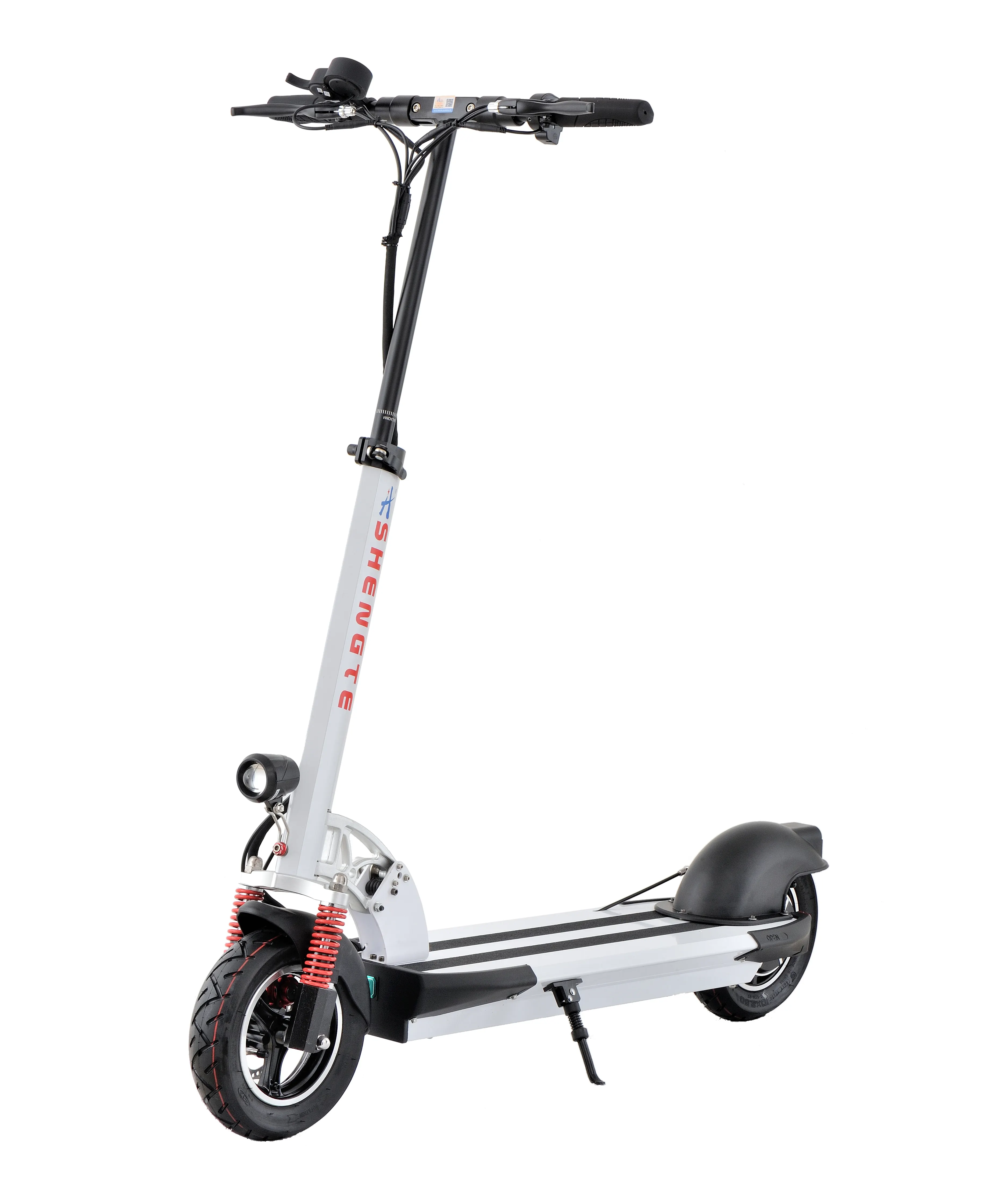 New Brushless Motor 10 inch Fat Tire Folding Adult Electric Scooter With Full Suspension