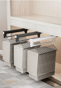Chất Lượng Cao Tủ Quần Áo Trượt Đường Ray Cho Pull-out Trượt Áo Móc Áo Lưu Trữ Kệ Trong Khách Sạn Gia Đình Phòng Tắm - Product Image 3